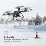 HOBBYTIGER H301S Ranger Drone with Camera Live Video and GPS Return Home 720P HD Wide-Angle WiFi Camera for Kids, Beginners and Adults - Follow Me, Altitude Hold, Long Control Range