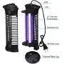 Bug Zapper Electric Indoor Insect Killer suspensible UV Light | Mosquito Killer Bug Fly Pests Attractant Trap Zapper Lamp w/Powerful 1000V Grid for Indoor Home Bedroom,Kitchen, Office Bug Zapper Electric Indoor Insect Killer suspensible UV Light | Mosquito Killer Bug Fly Pests Attractant Trap Zapper Lamp w/Powerful 1000V Grid for Indoor Home Bedroom,Kitchen, Office