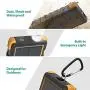 Solar Power Bank, 25000mAh RAVPower Solar Phone Charger with 3 USB Ports, External Battery Pack with Micro USB & USB C Inputs, Outdoor Portable Charger with Flashlight - Shock, Dust & Waterproof Solar Power Bank, 25000mAh RAVPower Solar Phone Charger with 3 USB Ports, External Battery Pack with Micro USB & USB C Inputs, Outdoor Portable Charger with Flashlight - Shock, Dust & Waterproof