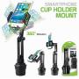 Cellet PH650 Car Cup Holder Mount, Smart Phone Cradle Compatible for iPhone 11 Pro max Xs Max Xr X 8 Plus Samsung Note 10+ 9 8 5 Galaxy A50 A6 S10 S10+ S9 Plus S8+ Active J7 V J3 V Extra Long Neck