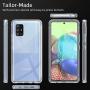 Dahkoiz Case for Samsung Galaxy A71 5G Case [Not for A71 5G UW from Verizon], See-Through Clear Crystal TPU Bumper Cover Slim Shockproof Protective Phone Case for Samsung Galaxy A71 5G, Clear