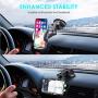 Cell Phone Holder for Car - BEYYON Dash Mount Car Phone Holder for iPhone 11 Pro Xs Max XR X 8, Samsug Galaxy S10+ S9 S8, Note 9, LG, Huawei