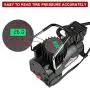 Briggs Stratton Tire Inflator Car Tire Pump Portable Air Compressor with Digital Pressure Gauge 120 PSI 12V DC with 4 Nozzle Adaptors for Car Tires Bicycle Motorcycle Ball BS-IN210DC