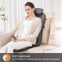 Snailax Shiatsu Massage Seat Cushion - 2D/3D 2-in-1 Modes Back Massager with Heat, Rolling Kneading Massage Chair Pad for Back Pain Relief, Gifts for Women/Men/Dad/Mom