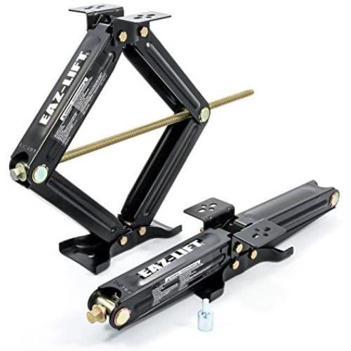 Eaz-Lift 24" RV Stabilizing Scissor Jack, Fits Pop-Up Campers and Travel Trailers - Pack of 2 (5,000lb rating) - 48820