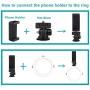 8" LED Selfie Ring Light with Tripod Stand and Phone Holder with Remote for LiveStream/Makeup, Ringlight Tripod for Camera YouTube Video/Photography/TikTok Compatible with iPhone Xs Max XR Android