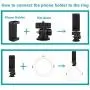 8" LED Selfie Ring Light with Tripod Stand and Phone Holder with Remote for LiveStream/Makeup, Ringlight Tripod for Camera YouTube Video/Photography/TikTok Compatible with iPhone Xs Max XR Android 8" LED Selfie Ring Light with Tripod Stand and Phone Holder with Remote for LiveStream/Makeup, Ringlight Tripod for Camera YouTube Video/Photography/TikTok Compatible with iPhone Xs Max XR Android