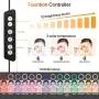 Miracase 8" Ring Light with Stand, 14 Colors RGB LED Ring Light with Tripod Stand and Phone Holder & 10 Brightness Level & Camera Remote Shutter for Makeup,YouTube,Video,Photography Miracase 8" Ring Light with Stand, 14 Colors RGB LED Ring Light with Tripod Stand and Phone Holder & 10 Brightness Level & Camera Remote Shutter for Makeup,YouTube,Video,Photography