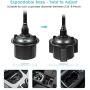 Car Cup Holder Phone Mount, Phone Holder for car 360 Degree Universal Adjustable Car Phone Mount Gooseneck Cup Holder Compatible for iPhone 11/XS Max/8/Plus/Galaxy/Huawei/All Smartphone