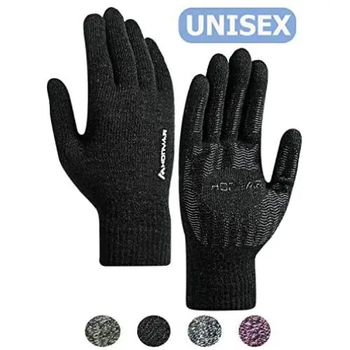 HONYAR (Upgraded) Winter Knit 360° Whole Palm Touchscreen Gloves for Men and Women with Anti-Slip Grip and Warm Soft Lining HONYAR (Upgraded) Winter Knit 360° Whole Palm Touchscreen Gloves for Men and Women with Anti-Slip Grip and Warm Soft Lining