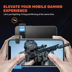 IFYOO MGT108 Mobile Game Controller Gaming Trigger Button Compatible with PUBG Mobile/Fortnitee Mobile/Call of Duty Mobile, Compatible with Android Phone & iPhone - BlueX1pcs