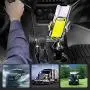 [Upgraded] Car Cup Holder Phone Mount Adjustable Automobile Cup Holder Smart Phone Cradle Car Mount for iPhone 11 Pro/XR/XS Max/X/8/7 Plus/6s/Samsung S10+/Note 9/S8 Plus/S7 Edge(Black)