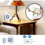 【2020 New】Wireless Doorbell PHYSEN Waterproof Door bells Chimes with Mute Mode,58 Doorbell Chime, 5 Volume Levels,1000-ft Range,3 Receiver & 2 Doorbell Button for Home with LED Strobe -Model CW,White