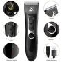 Dog Clippers, Dog Grooming Kit Noiseless Cordless Dog Grooming Clippers Professional Rechargeable Dog Trimmer Electric Hair Clippers for Thick Coats Dogs Cats Pets