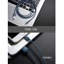 RoFI Compatible Phone Cable, [2Pack] 0.6M Nylon Braided Fast Charging USB Cord Replcement for Phone X 8 8 Plus 7 7 Plus 6s 6s Plus 6 6 Plus 5 5S 5C SE Pad Air Mini and More (2 Pack Dark Blue, 2 FT)