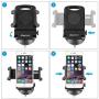 Car Mount Holder, Getron Windshield Dashboard Universal Car Cell Phone Cradle for iPhone Xs MAX XR X 8 Plus 7 Plus 6S SE Samsung Galaxy S9 S8 Edge S7 S6 Note 9 Google Pixel LG and All Smartphones
