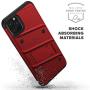 Zizo Bolt Cover - Case for iPhone 11 Pro Max with Military Grade + Glass Screen Protector & Kickstand and Holster (Red/Black)