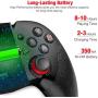Mobile Gaming Controller, BEBONCOOL Mobile Controller for PUBG, Remote Game Controller for iPhone, Mobile Game Wireless Controller with Triggers, Mobile Gamepad with Joysticks Controller for iOS Red