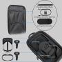 HIJIAO Hard Travel Case for Oculus Quest VR Gaming Headset and Controllers Accessories Waterproof Shockproof Carring case (Gray)