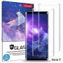 Galaxy Note 9 Screen Protector, [2 Pack] Case Friendly,Bubble-Free,9H Hardness 3D Curved, Scratch-Resistant for Samsung Note9 Tempered Glass Screen Protector