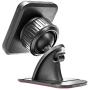 WixGear Magnetic Phone Mount, Universal Stick On Dashboard Magnetic Car Mount Holder, for Cell Phones with Fast Swift-snap Technology