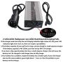 48 Volt 6 Amp Battery Charger for Club Car Golf Cart with 3 Pin Round Plug