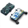 Mobile Game Controller Phone Case with Trigger for Call of Duty/Fortnite/PUBG | Portable Foldable Metal Triggers + Gaming Grip Handle | Compatible with iPhone and Android Phones