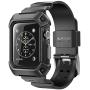 SUPCASE [Unicorn Beetle Pro] Case for Apple Watch 3, Rugged Protective Case with Strap Bands for Apple Watch Series 3 2017 Edition [42mm, Compatible with Apple Watch 42mm 2015 2016 ] (Black)
