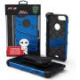 Zizo Bolt Series iPhone 8 Plus /7 Plus/ 6 plus/6s plus Case - Tempered Glass Screen Protector with Holster and 12ft Military Grade Drop Tested (Blue & Black)