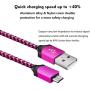 Android Charger Micro USB Cable,4 Kit Single Port Wall Charger Block with 6ft Fast Charging Nylon Cord Compatible Samsung Galaxy A10s S7 Edge S6 J8 J7 Note 5,LG K50S K20 K30,Moto G5 Plus E4 G6 Play
