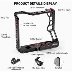 SMALLRIG Cage for Sony A6000/A6300/A6500 with MK-A6300/A6500 Battery Grip (for Meike) - 2268