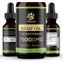 Billion Pets - Hemp Oil for Dogs Cats - Separation Anxiety, Joint Pain, Stress Relief, Arthritis, Seizures, Chronic Pains, Anti-Inflammatory - Omega 3, 6, 9-100% Organic - Calming Drops