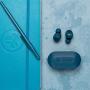 JLab Audio Go Air True Wireless Bluetooth Earbuds + Charging Case | Dual Connect | IP44 Sweat Resistance | Bluetooth 5.0 Connection | 3 EQ Sound Settings: JLab Signature, Balanced, Bass Boost… (Blue)