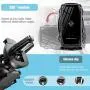 Wirelsss Car Charger,QI Fast Charging Air Vent Holder Auto-Clamping Smart Sensor Phone Holder for Car Compatible with iPhone 11/11 Pro/11 Pro Max/Xs MAX/XS/XR/X/8/8+,Samsung S10/S10+/S9/S9+