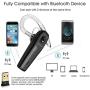 AJAHBGSMXD Wireless in-Ear Headphones Car Business General Mobile Phone Stereo Mini Bluetooth Headset