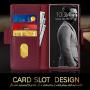 FYY Case for Samsung Galaxy Note 20 Ultra 6.9", Luxury [Cowhide Genuine Leather][RFID Blocking]Wallet Case,Flip Folio Case with Kickstand Function and Card Slots for Galaxy Note 20 Ultra 6.9" Wine Red