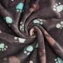 luciphia 1 Pack 3 Blankets Super Soft Fluffy Premium Fleece Pet Blanket Flannel Throw for Dog Puppy Cat - Paw