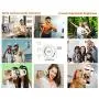 Selfie Ring Light, Rechargeable Cell Phone Ring Light 3 Tones Selfie Fill Light with 40 LED Beads Makeup Light Ring for Photography Video,Selfie, Livestream (White) Selfie Ring Light, Rechargeable Cell Phone Ring Light 3 Tones Selfie Fill Light with 40 LED Beads Makeup Light Ring for Photography Video,Selfie, Livestream (White)