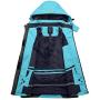 Wantdo Womens Mountain Waterproof Ski Jacket Windproof Rain Jacket Winter Warm Snow Coat