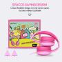 gorsun Kids Headphones with Limited Volume, Children Headphone Over Ear, Kids Headphones for Boys and Girls, Wired Headset for Children-Pink