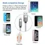Cell Phone Charger, Takya Charging Cord 16FT/5M Nylon Braided High Speed Connector USB Cable Charger Cord Compatible with Phone XS/XR/X / 8/8 Plus / 7/7 Plus / 6/6 Plus and More(Silver) Cell Phone Charger, Takya Charging Cord 16FT/5M Nylon Braided High Speed Connector USB Cable Charger Cord Compatible with Phone XS/XR/X / 8/8 Plus / 7/7 Plus / 6/6 Plus and More(Silver)