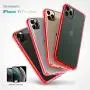 Mkeke Compatible with iPhone 11 Pro Max Case, Clear iPhone 11 Pro Max Cover Shock Absorption Phone Cases 6.5 inch-Red Mkeke Compatible with iPhone 11 Pro Max Case, Clear iPhone 11 Pro Max Cover Shock Absorption Phone Cases 6.5 inch-Red