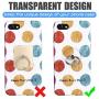 Transparent Phone Ring Stand Holder - EI Sonador Cell Phone Ring Holder Finger Grip 360 Degree Rotation (2 Silver Diamond)