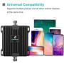 Cell Phone Signal Booster for Home and Office - Dual Band 700MHz Cellular Repeater for AT&T, Verizon and T-Mobile 4G LTE - Enhance Your Indoor Data and Voice Over LTE (Band 12/17/13)