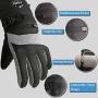 AMH Ski & Snowboard Men & Women Gloves Winter Warm 3M Thinsulate Waterproof Cold Weather Gloves