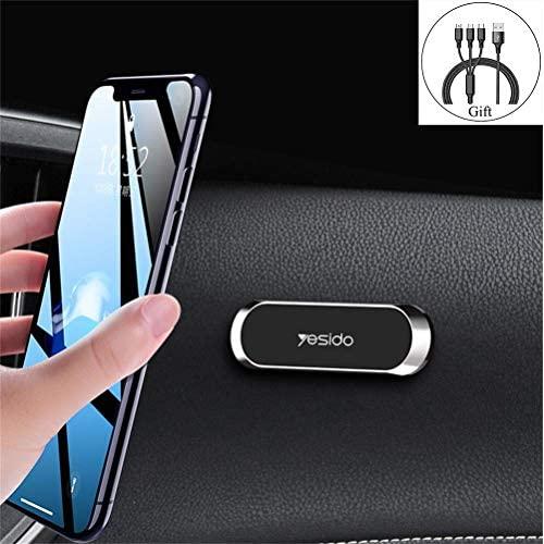 MAOBLOG Magnetic Car Mount Dashboard Desk 3M Adhesive Base Phone Holder Mini Magnet Fast Capture Cradle for iPhone 11/XS/XR/X/8,Samsung Galaxy S10/S9 / S8/S7 and All Phones (Give a Data Line).