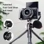 Ulanzi U-Vlog LITE Extendable Tripod Vlog Kit with Sairen Q1 on Camera Microphone (2 Items) Ulanzi U-Vlog LITE Extendable Tripod Vlog Kit with Sairen Q1 on Camera Microphone (2 Items)