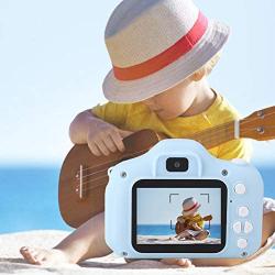 Kids Digital Camera, Mini Portable 2.0 inch IPS Color Screen Camera 1080P HD Video Recorder Digital Action Childrens Camera Camcorder Gift for Girls & Boys.(Blue)