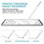 RICQD Stylus Pencil Compatible for Apple iPad with Palm Rejection, 2 in 1 Copper & Mesh Fine Tip, 5 Mins Auto-Off High Precision Pen for iPad 6th/7th, Pro 12.9 3rd/4th Gen, Air 3rd, Mini 5th, Pro 11