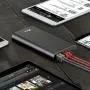 Portable Charger 20000mAh, BONAI iPhone Charger Aluminum External Battery Pack, 4 USB Output Ports(4.8A) Power Bank, High-Speed Charging Compatible iPhone X 8 7+ Plus Samsung S9 S8 iPad Tablet - Black